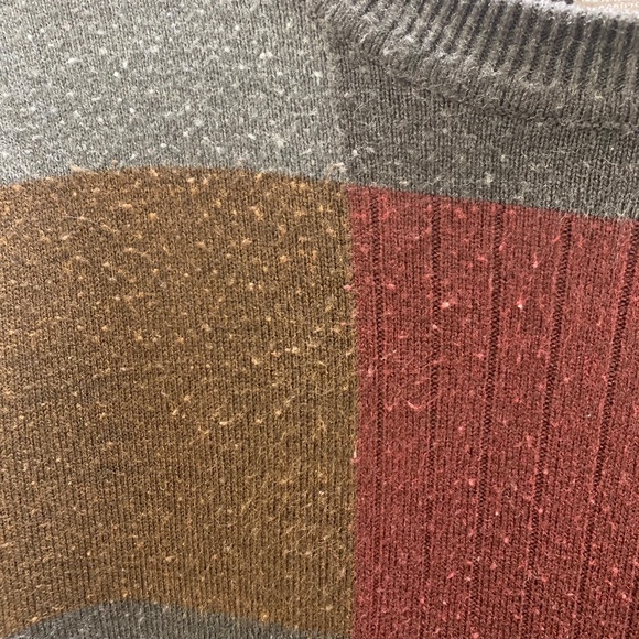 Dockers Multi-Color Block Pattern Style Sweater Indie Sleaze - Picture 5 of 8